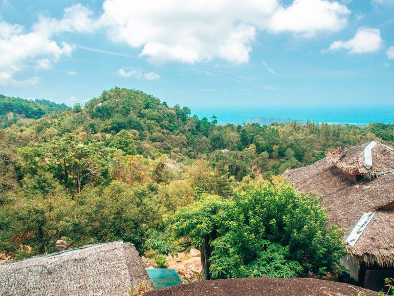 View Point in den Bergen von Koh Samui