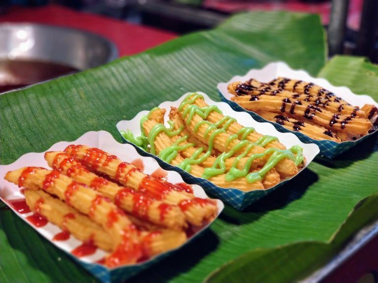 Churros auf Nachtmarkt Koh Samui Thailand