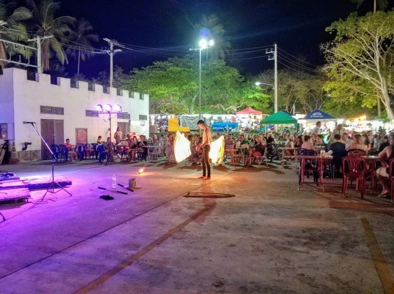 Nachtmarkt auf Koh Samui Thailand