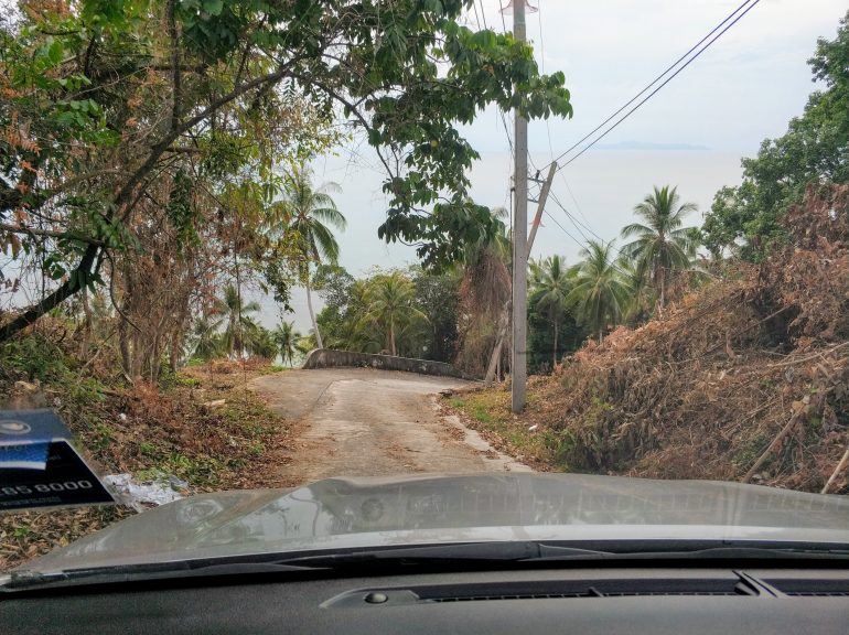 Anfahrt zum Taling Ngam View Point Koh Samui