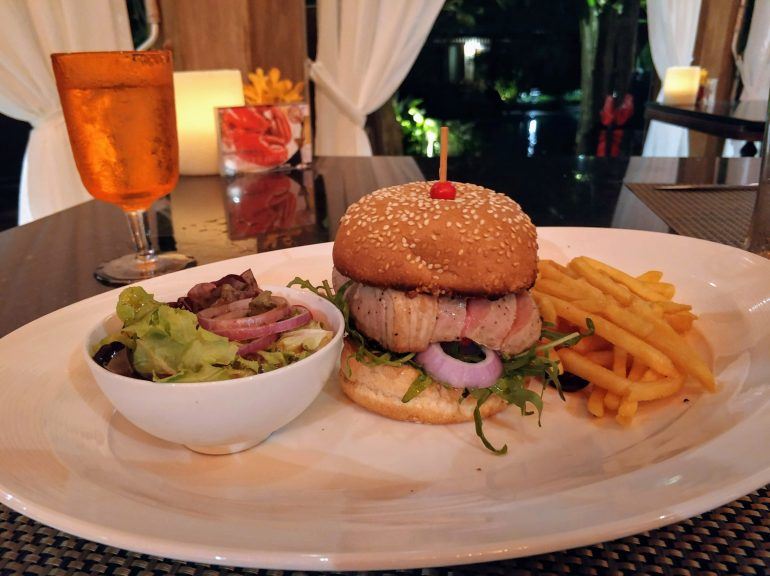 Thunfisch-Burger auf Koh Samui Thailand