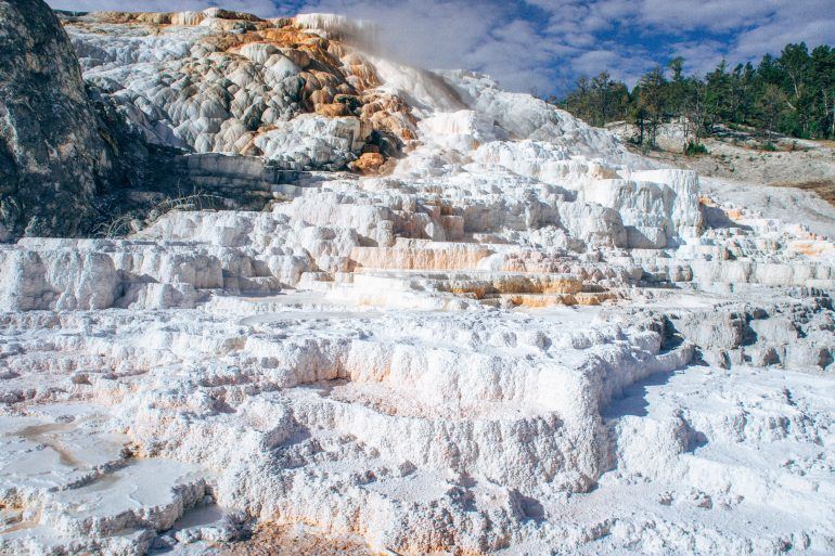 Mammoth Hot Springs Yellowstone Nationalpark USA