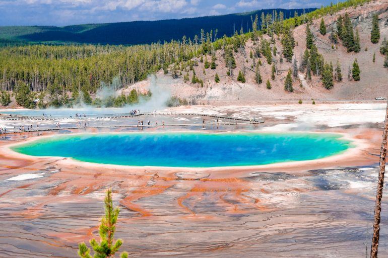 Grand Prasmatic Pool Yellowstone Nationalpark USA