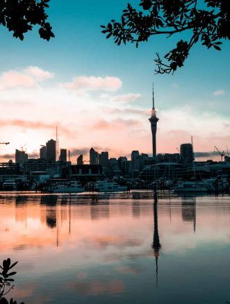Sonnenaufgang Auckland