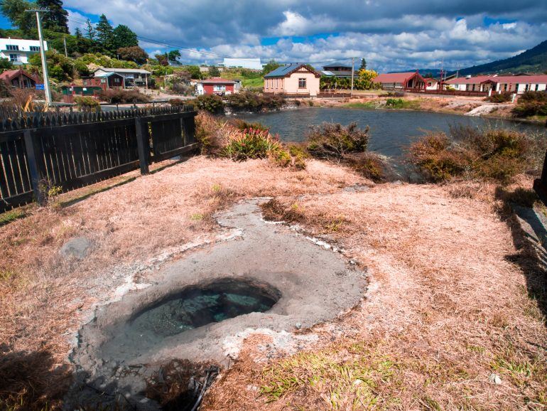 Ohinemutu in Rotorua Neuseeland