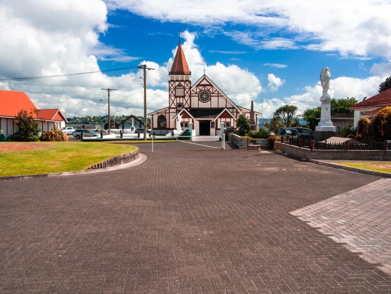 Kirche Ohinemutu in Rotorua Neuseeland