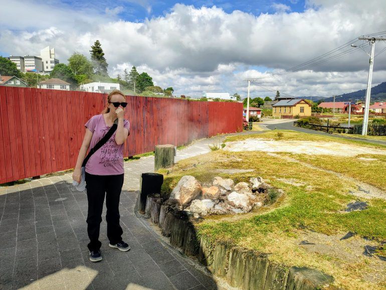 Ohinemutu in Rotorua Neuseeland