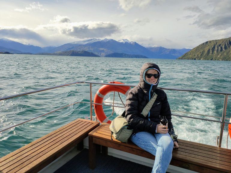 Sandra und Stephan Bootstour Lake Wanaka