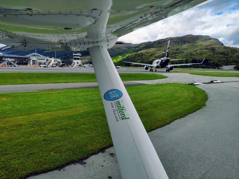 Flug nach Milford Sound Neuseeland