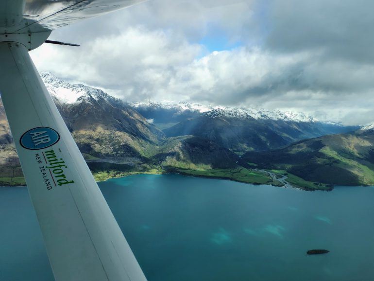 Flug nach Milford Sound Neuseeland
