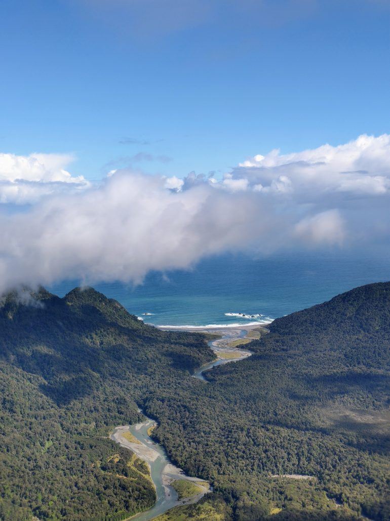 Flug Milford Sound Neuseeland