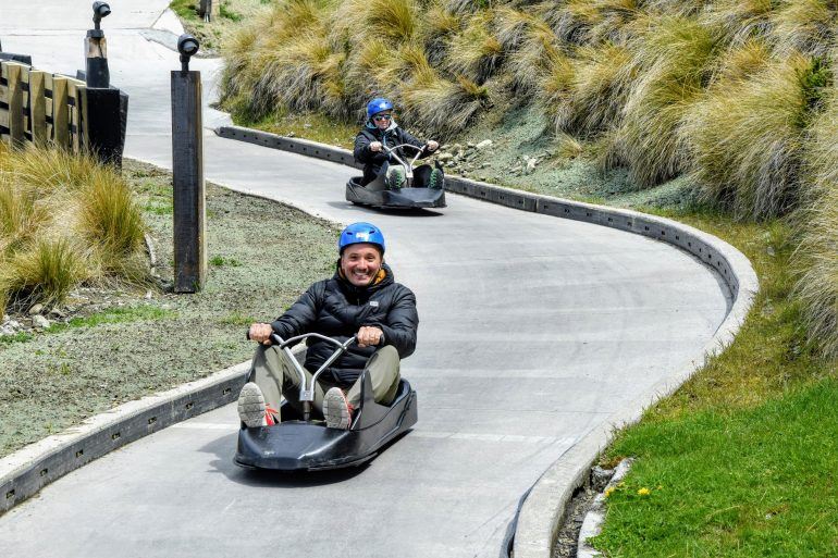 Luge Ride Queenstown Neuseeland