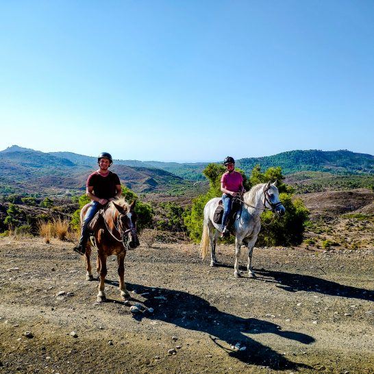 Ausritt Elpida Ranch Rhodos