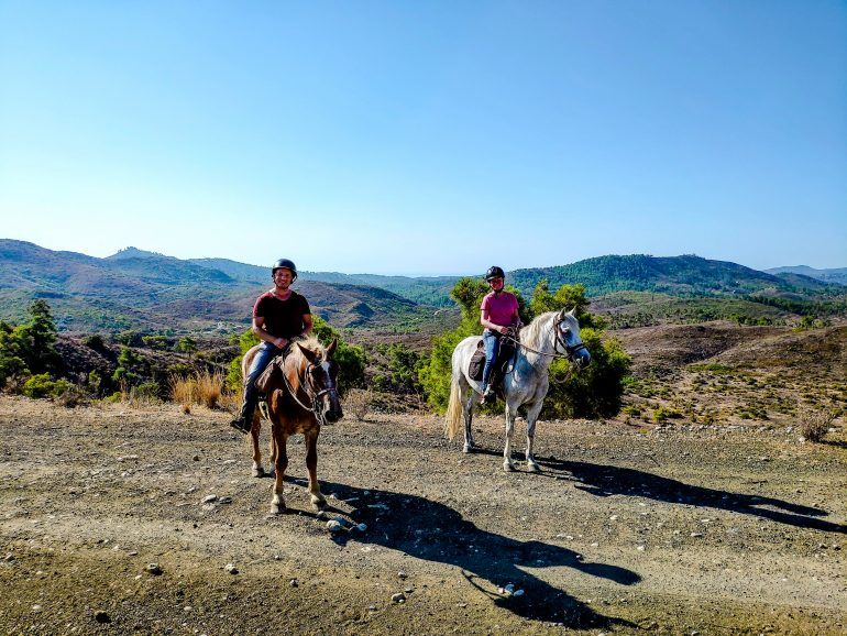 Ausritt Elpida Ranch Rhodos