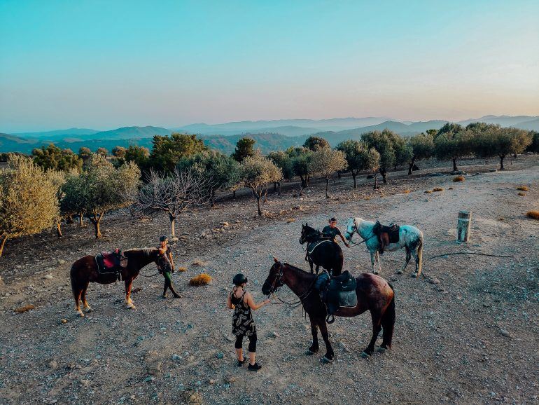 Ausritt Elpida Ranch Rhodos