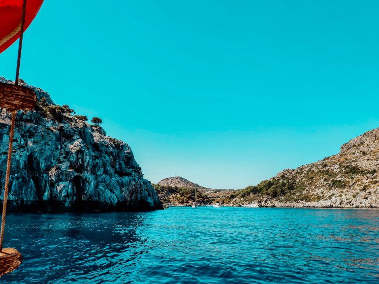 Monachus Cruises Rhodos Anthony Quinn Bay