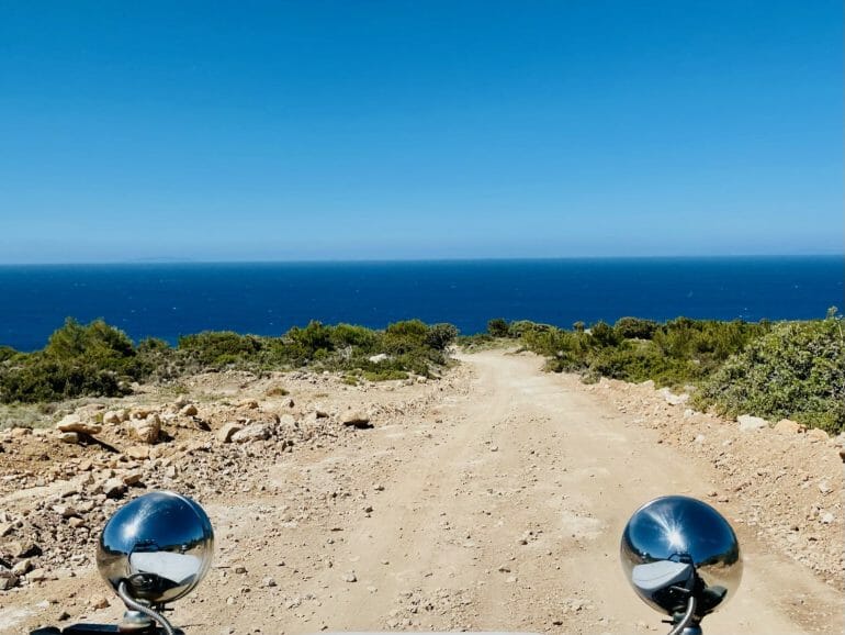 Straße zum Paradise Beach auf Kos