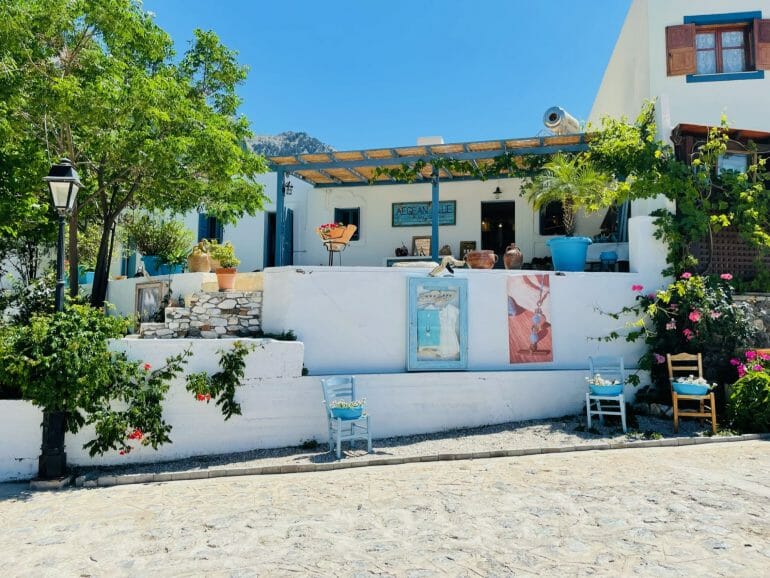 Künsterlädchen im Dorf Zia auf Kos