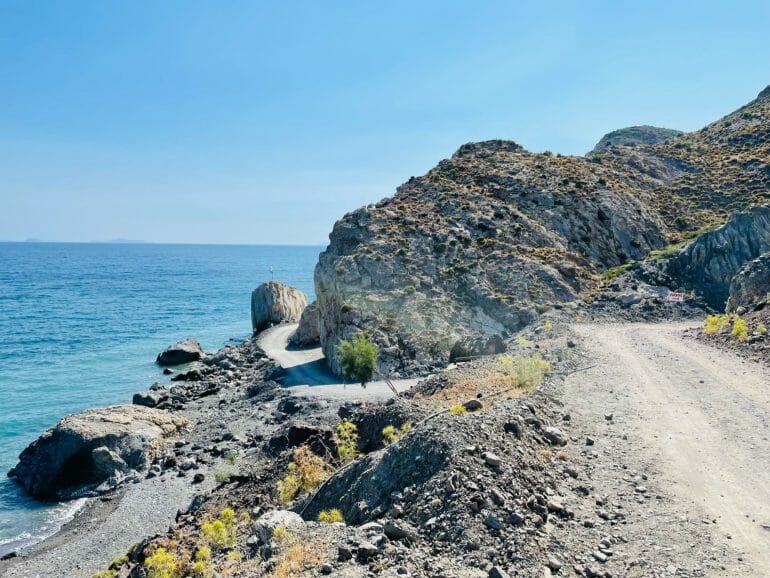Weg zur Therma auf Kos
