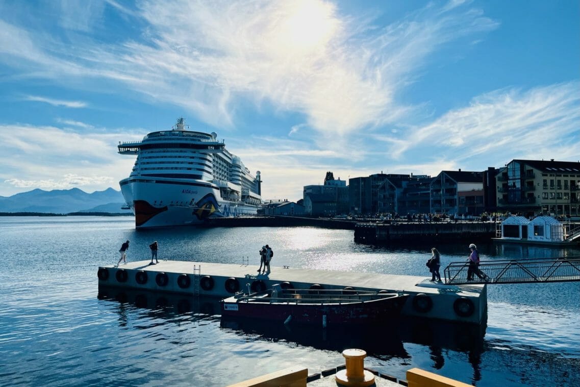 AidaPerla in Molde Norwegen