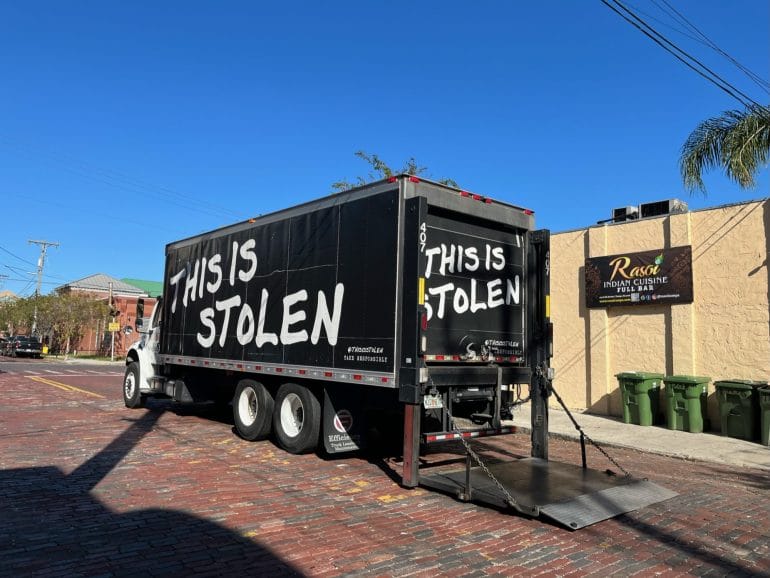 Truck in Ybor City Tampa